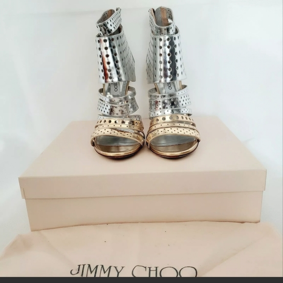 Jimmy CHOO Malika Sandals sz 41 - Picture 5 of 6